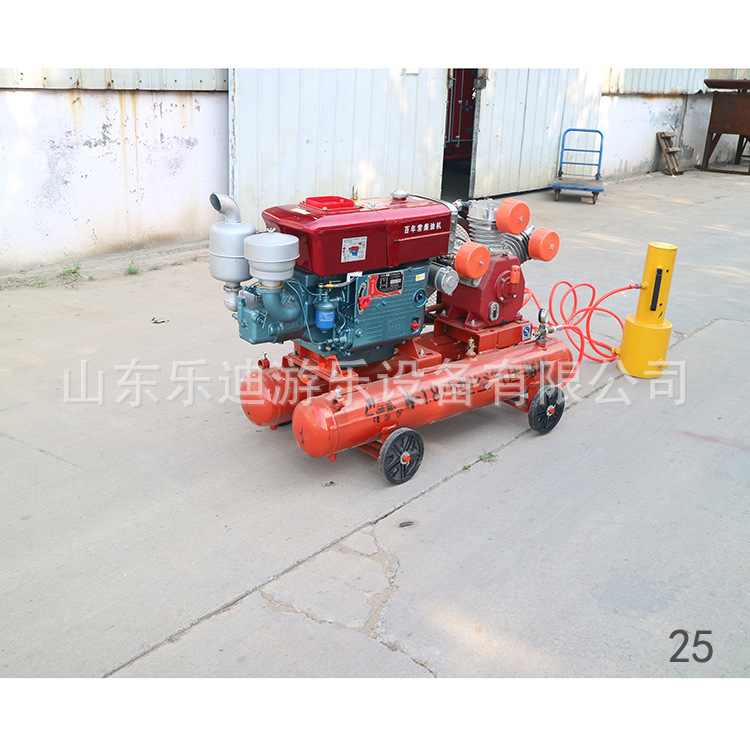 移动式防汛植桩机 防汛抢险植桩机 圆木打桩机 气动防汛植桩机