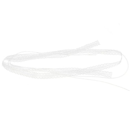 Korean-style sweet and lazy lace fringe ribbon long versatile clavicle silk scarf atmosphere hair tie hair bun package multifunctional ribbon