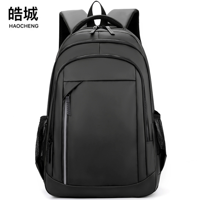 Transfronterizos nuevos hombres de película de cuero Mochila De Negocios ocio de gran capacidad de 15,6 pulgadas mochila de ordenador al por mayor