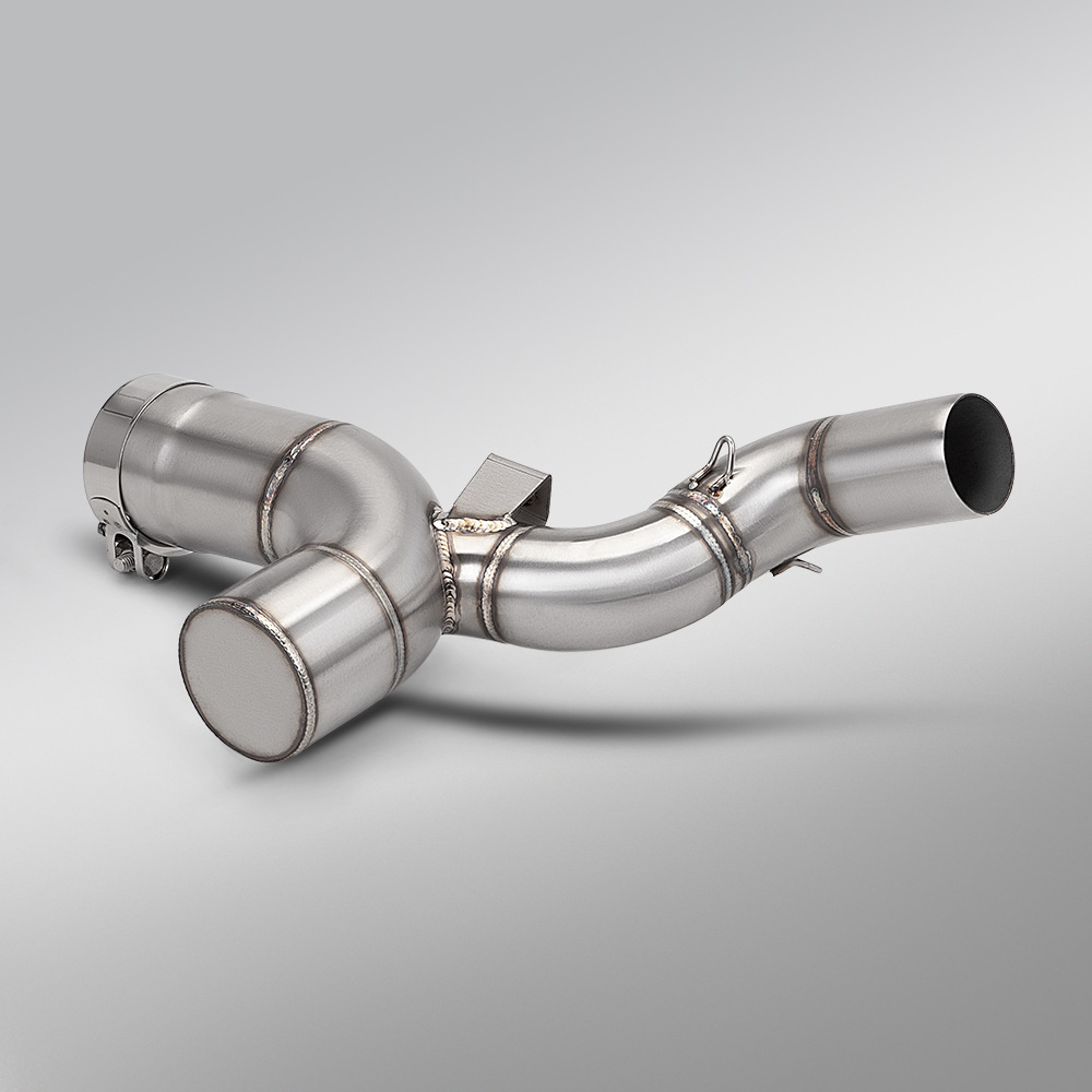 Motorcycle exhaust pipe suitable for DUKE125 250 390ADV stainless steel mid-section and tail-section silencer