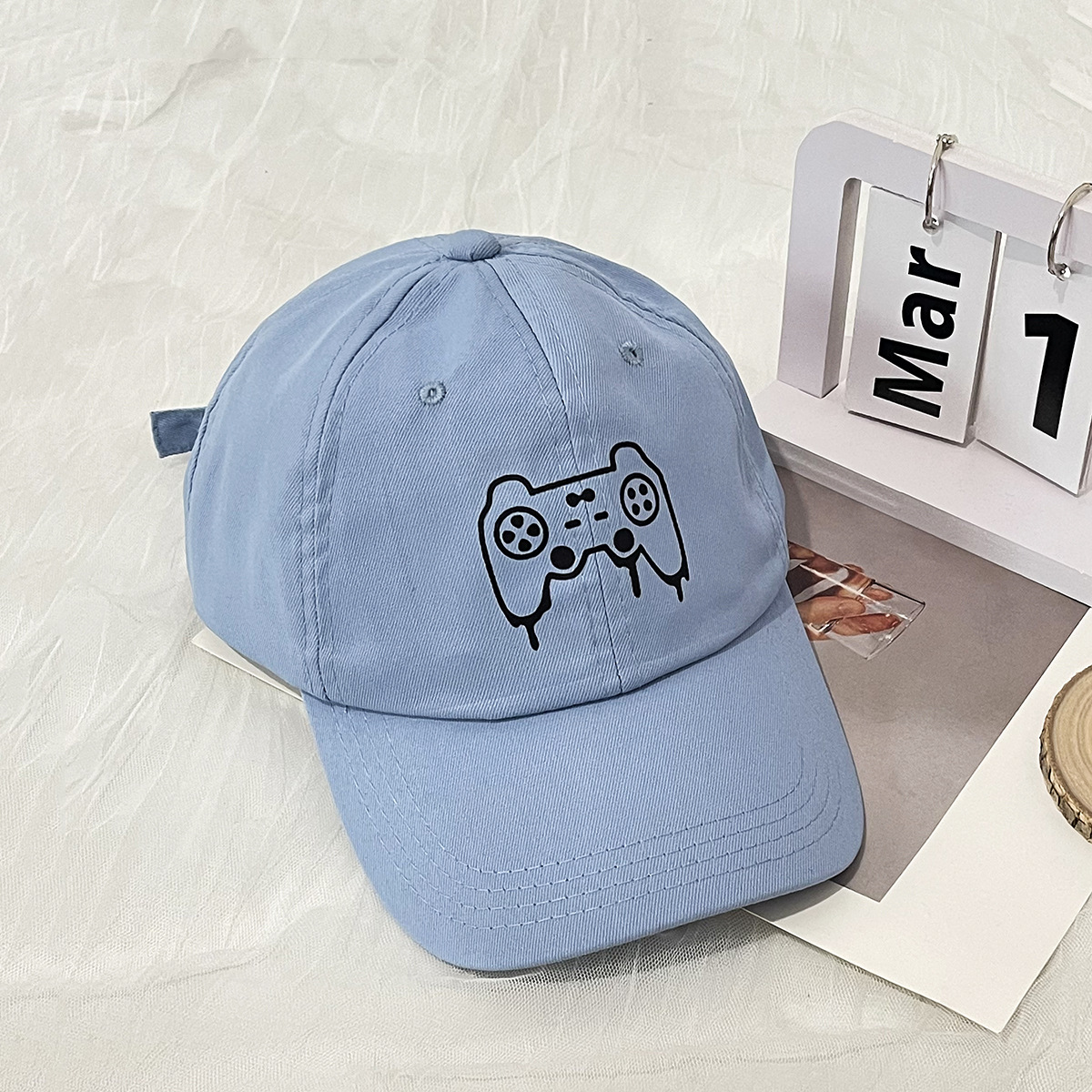 Unisex Casual ins Alle mode softtop gamepad gedruckt baseball kappe sport schatten_voghion.com