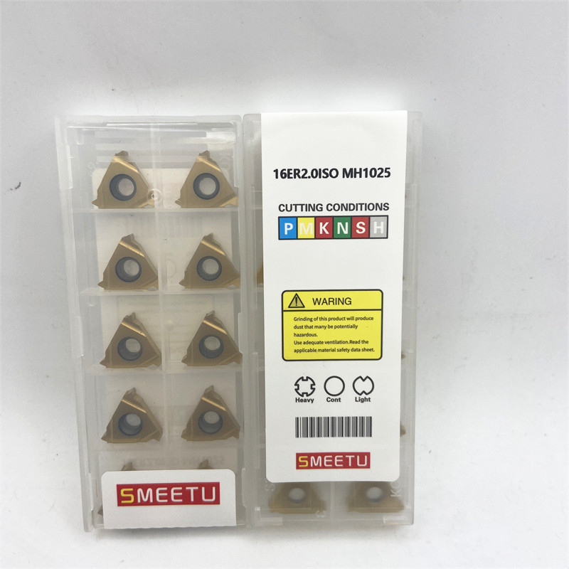 SMEETU斯美图数控螺纹刀片16ER2.0ISO MH1025定螺纹牙刀粒