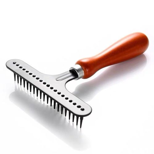 Dog hair removal comb, dog hair comb, large dog pet deknotting comb, hair removal comb, long-haired cat golden retriever special comb
