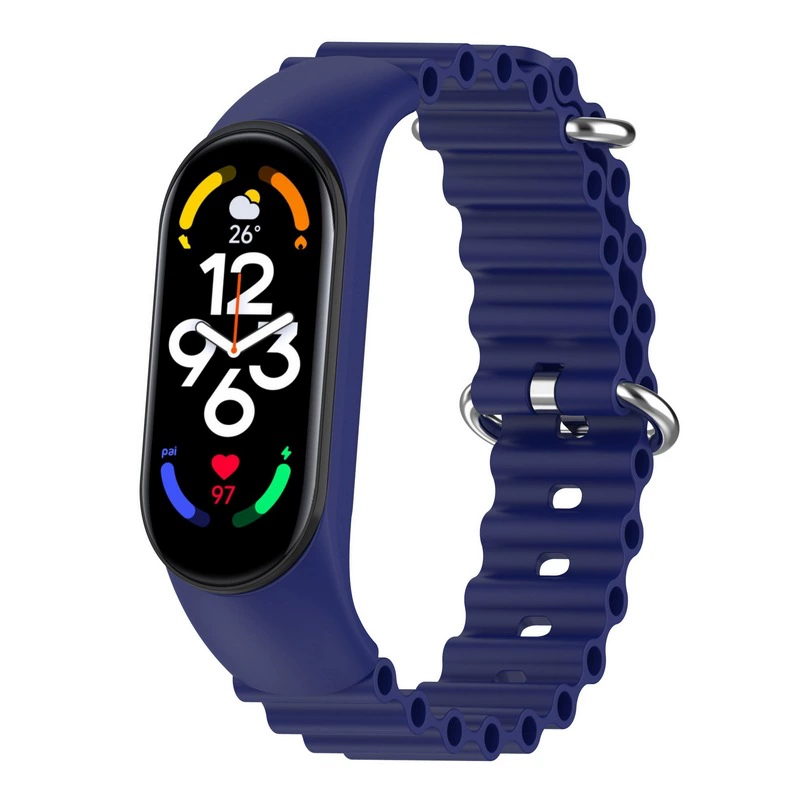 Xiaomi, compatible smart watch, watch strap, universal marine silicone changeable bracelet, 5/4/