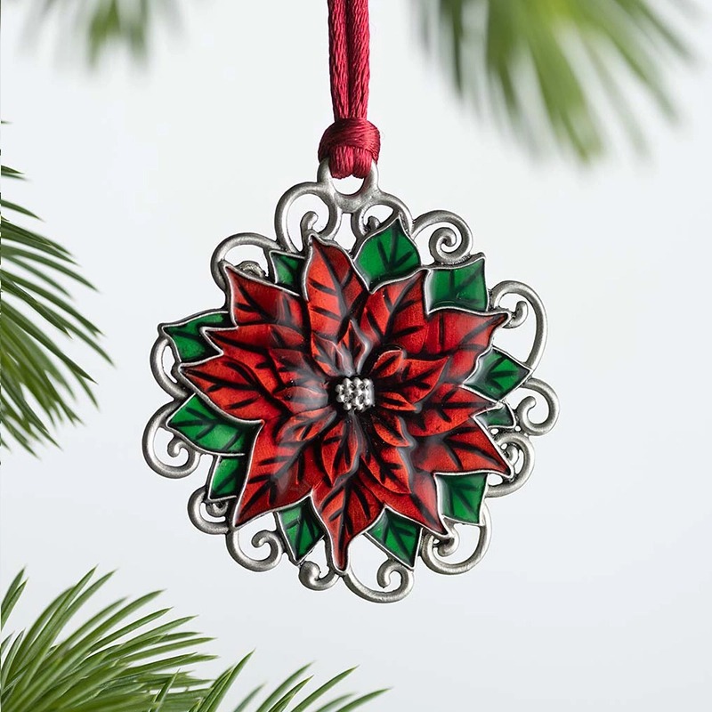 Christmas Fashion Flower Iron Party Hanging Ornaments display picture 8