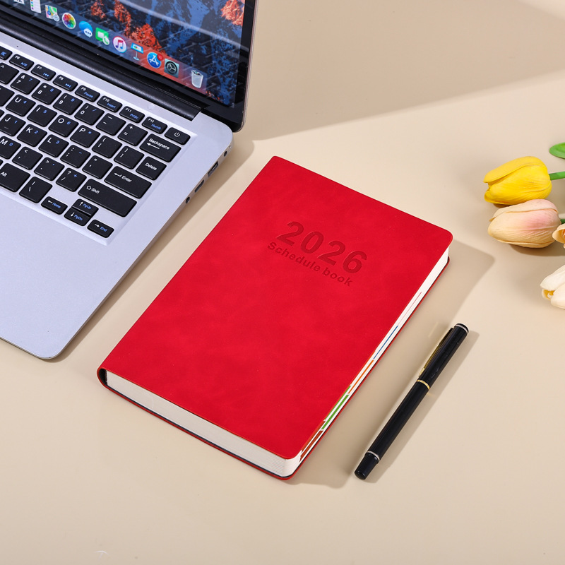 2026 nuevo calendario transfronterizo calendario inglés cuaderno de notas cuaderno de notas plan diario manual de eficiencia cuaderno