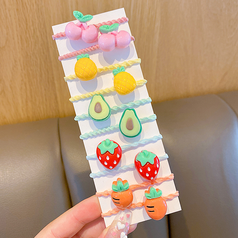 2022 nueva cuerda de pelo bebé corbata anillo de pelo tocado