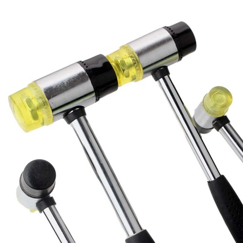 Replaceable head installation hammer round head cross-border factory multifunctional hammer floor urging installation rubber nylon rubber hammer