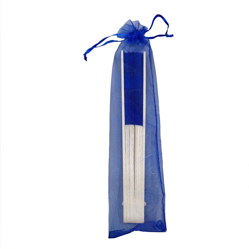 Bolsa de organza 6*26cm ventilador color sólido organza bolsa pura perla blanca organza cordón bolsa embalaje de la joyería