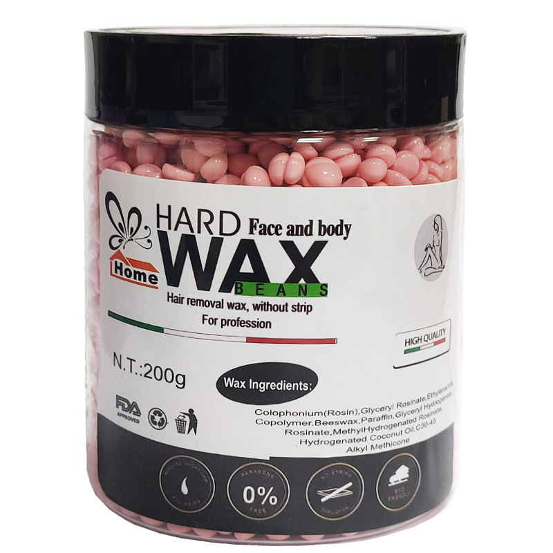 Nuevo 200g cera de abejas depilación cera frijoles depilación cera de abejas partículas sólidas crema de depilación sin papel partes privadas cera nacarada frijoles