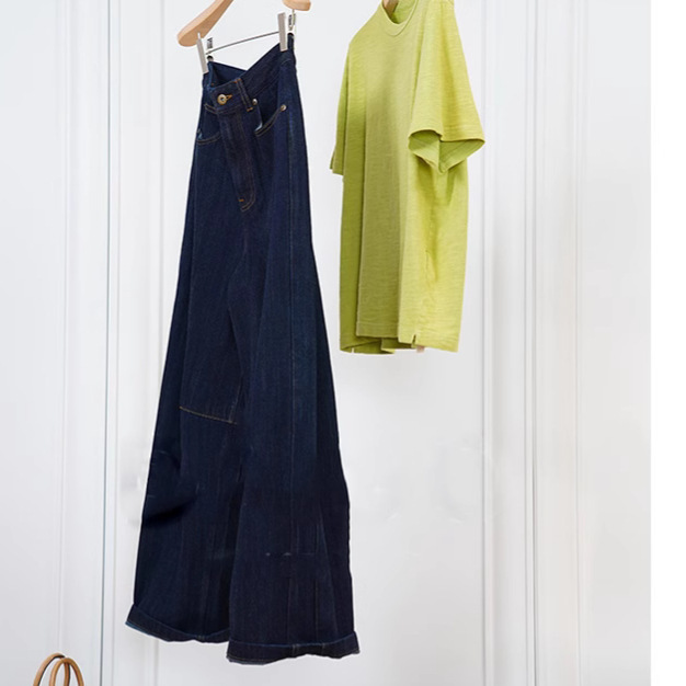 Denim ~ Fashionable and Slim ~ Retro Long-Staple Cotton Balloon Silhouette Jeans for Women Drop Shipping
