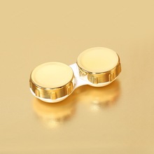 隐形眼镜美瞳专用双联盒电镀金工艺Magister配套双联盒