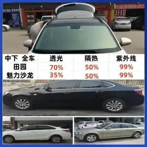 Window Film, Crystal 70 Full Car — Automotive Film - default-item-medium-whole-car-pastoral-charm-salon-medium-hidden-high-heat-insulation