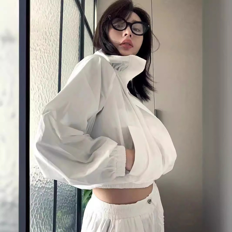 "Balloon" Sports Jacket Genderless Men's and Women's Free Collar Nose Lightweight Profile Jacket Fashion