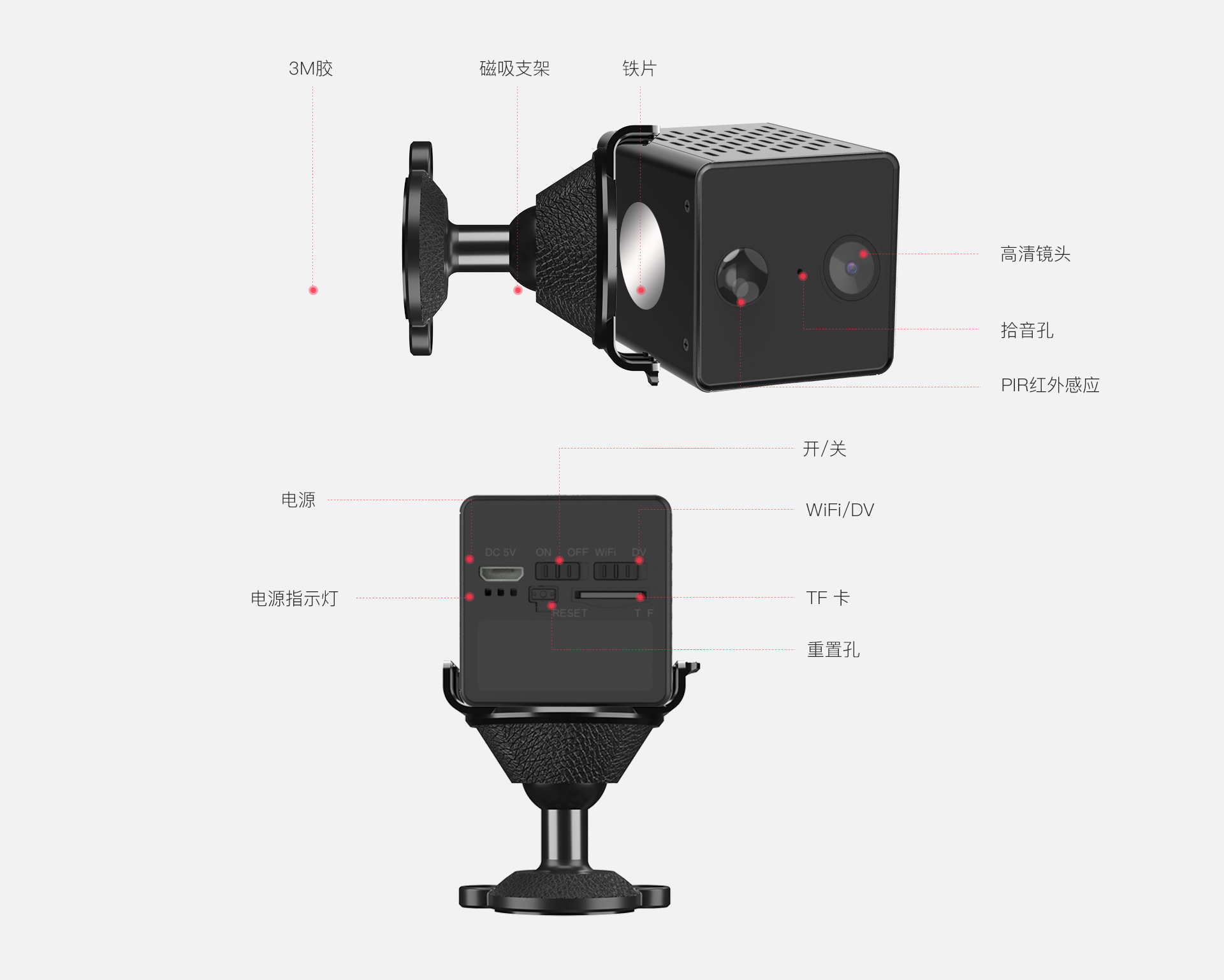 CB71低功耗网络摄像机电池WIFI摄像机监控摄像头详情18