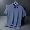 Silk polo for leisure, trend colored universal jacket, short sleeve T-shirt