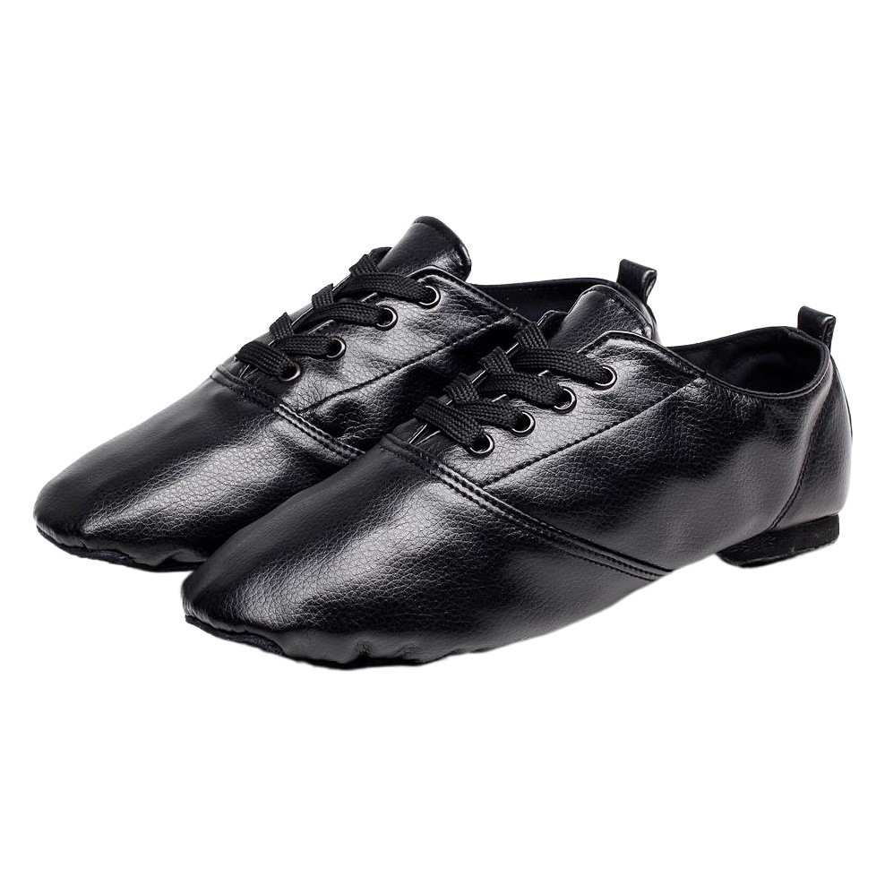 Zapatos de baile de jazz de los hombres bajos de PU zapatos de suela suave de práctica para adultos de mujer yoga Ballet zapatos de baile para niños Comercio exterior al por mayor