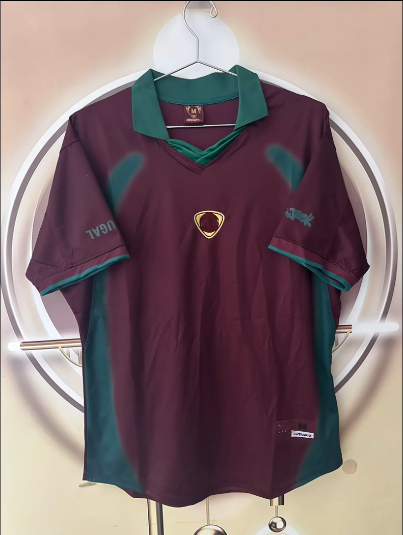 Travis Scott x Cactus Jack x Nike x Portugal Retro 2004 Home Total 90 Jersey Maroon/Green