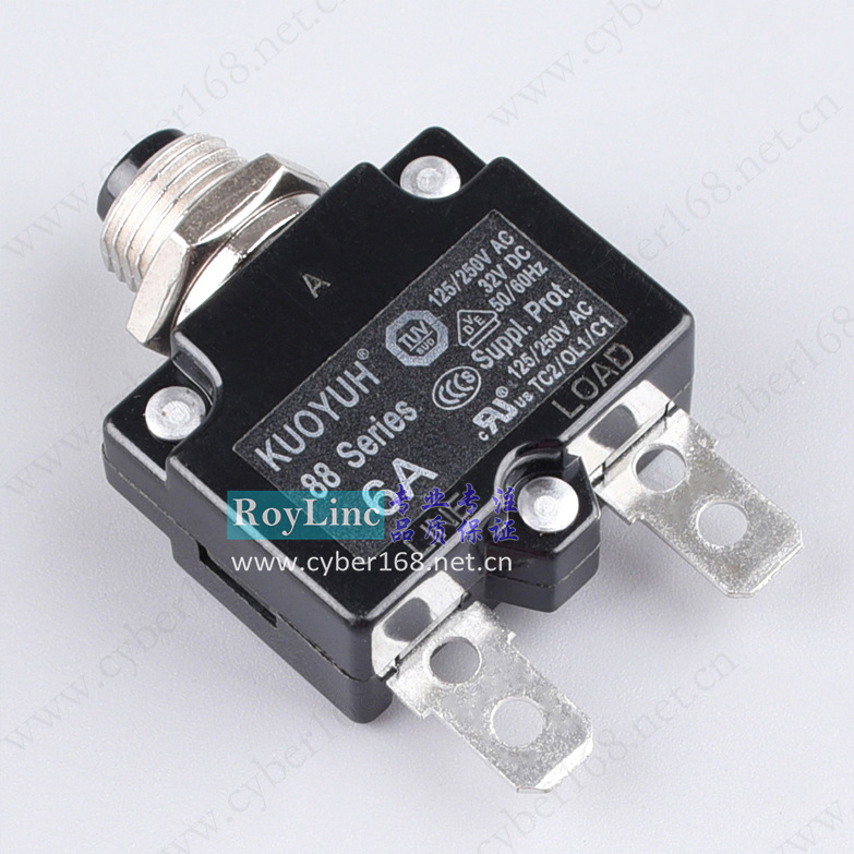 KUOYUH 88 Series 6A稳压器充电器水泵断路器过载保护器3-25Amps