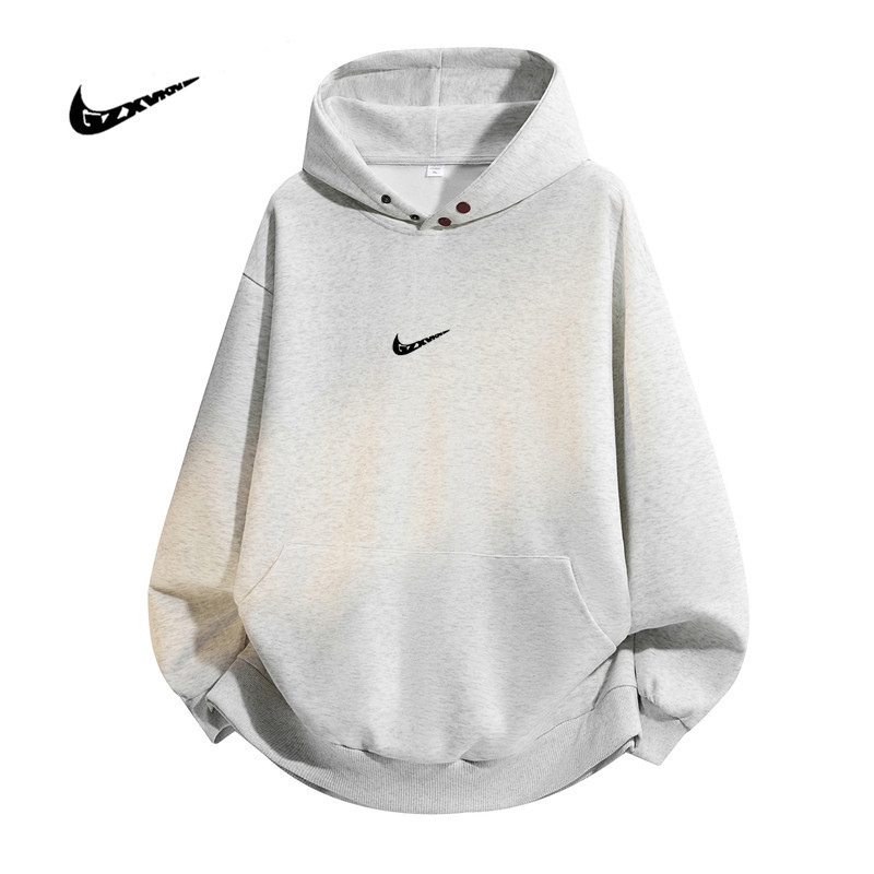 Men's Hoodie for Spring and Autumn, Heavyweight Cotton, Hooded Sports Long-Sleeve T-Shirt, Casual Loose Fit, Unisex Fashion Top Men's Hoodie for Spring and Autumn, Heavyweight Cotton, Hooded Sports Long-Sleeve T-Shirt, Casual Loose Fit, Unisex Fashion Top