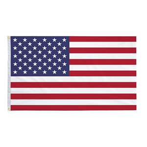 Американский флаг 90 × 150см Американский полиэфирный флаг 3*5 футов США Канада-Мексико Кубка мира