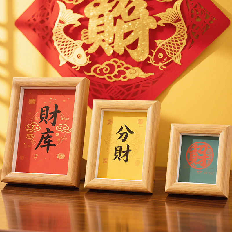 Get Rich and Get Rich. Practical Photo Frame for Besties and Friends. 8-Inch 10inch 12inch Picture Frame for Home Decoration and DIY Office