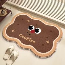 可爱饼干异形地毯仿羊绒家用装饰客厅浴室厨房门垫轻可卡通床边毯