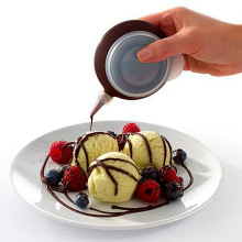 马卡龙裱花壶食品级硅胶巧克力果酱奶油挤出器裱花嘴跨境亚马逊