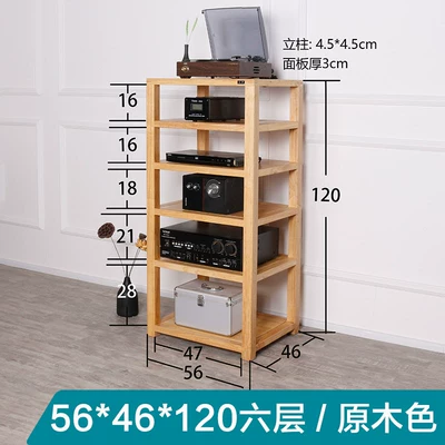 Audio Cabinet Three or | Electric car big tripod - oak-six-layers-of-varnish-color