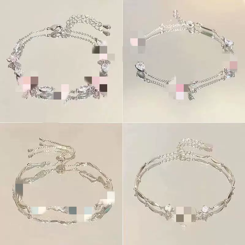 蓝色海浪手链2024轻奢新款高级潮小众设计星球学生闺蜜百搭手