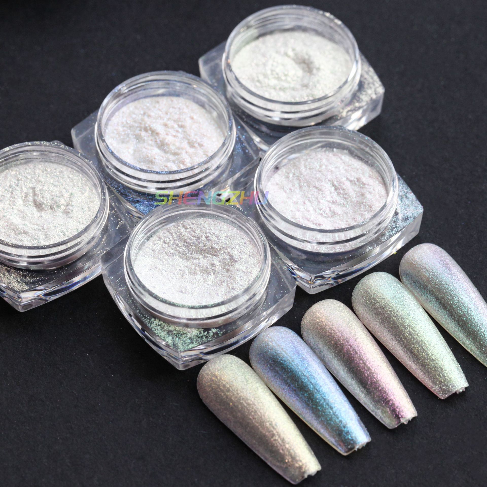 变色龙珠光粉 美甲彩妆闪粉喷漆印刷工艺品水晶泥史莱姆滴胶颜料