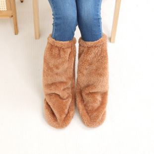 Sleeping socks worn at night for men and women with the same style for the elderly to keep out the cold and thicken warm sleeping socks feet long tube socks