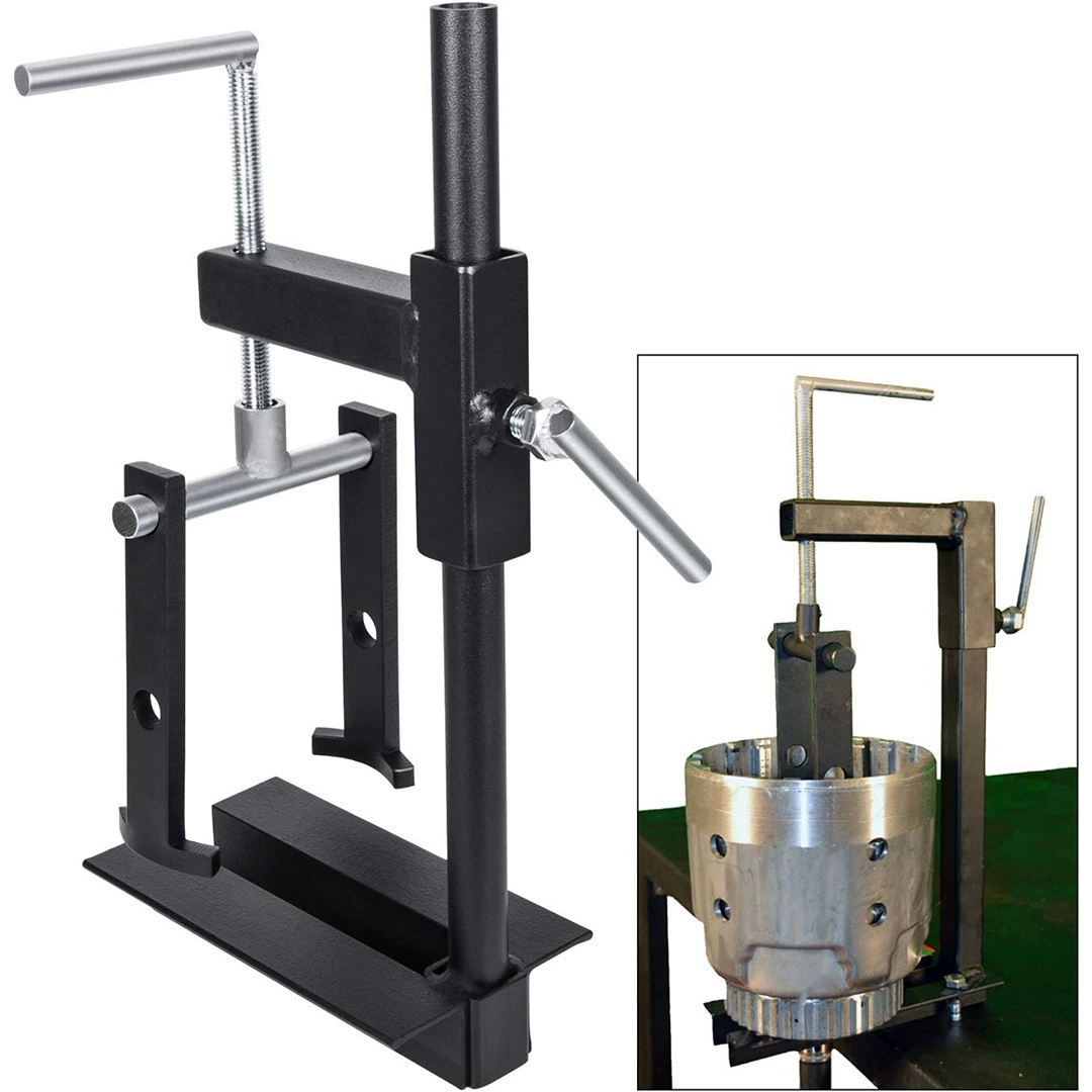 T-0158 Инструмент для компрессора пружин барабана сцепления, инструмент для тяжелых условий эксплуатации, установка на стальном верстаке
