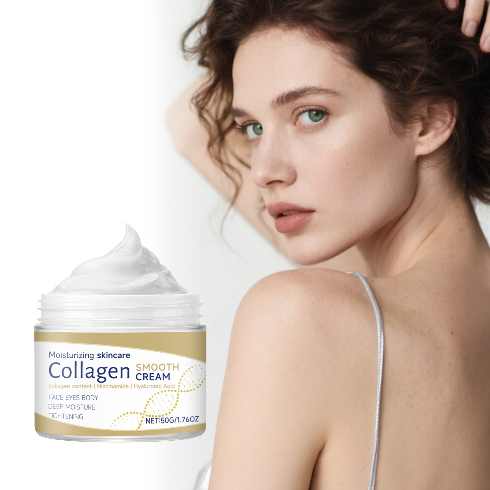 Facial Moisturizing Cream, Moisturizing Cream for Dry and Dehydrated Skin, Suitable for Multiple Skin Types and Can Be Used in All Seasons