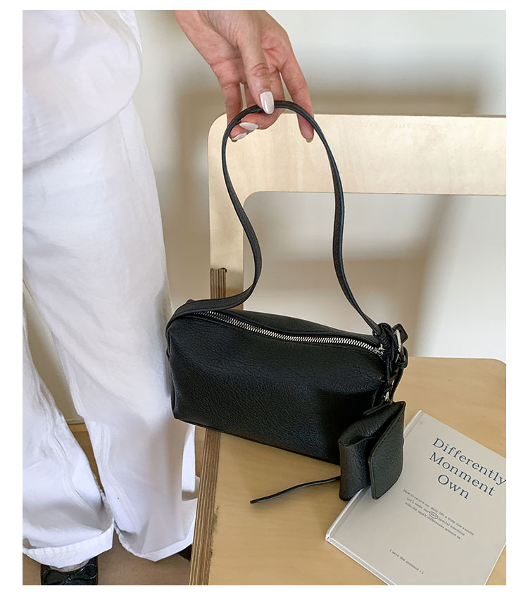 Large-capacity soft-faced single-shoulder bag for women, new style 2025, trendy and retro, stylish and fashionable, with a fashionable and high-quality crossbody bag undefined