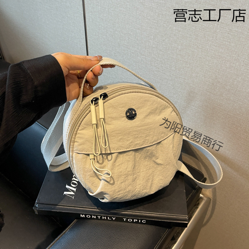 2025新款高颜值小圆包甜美百搭手机包包通勤出行单肩斜挎包|undefined
