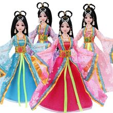 中国古装娃娃换装古代洋娃娃婚纱套装女孩生日礼物单个过家家玩具