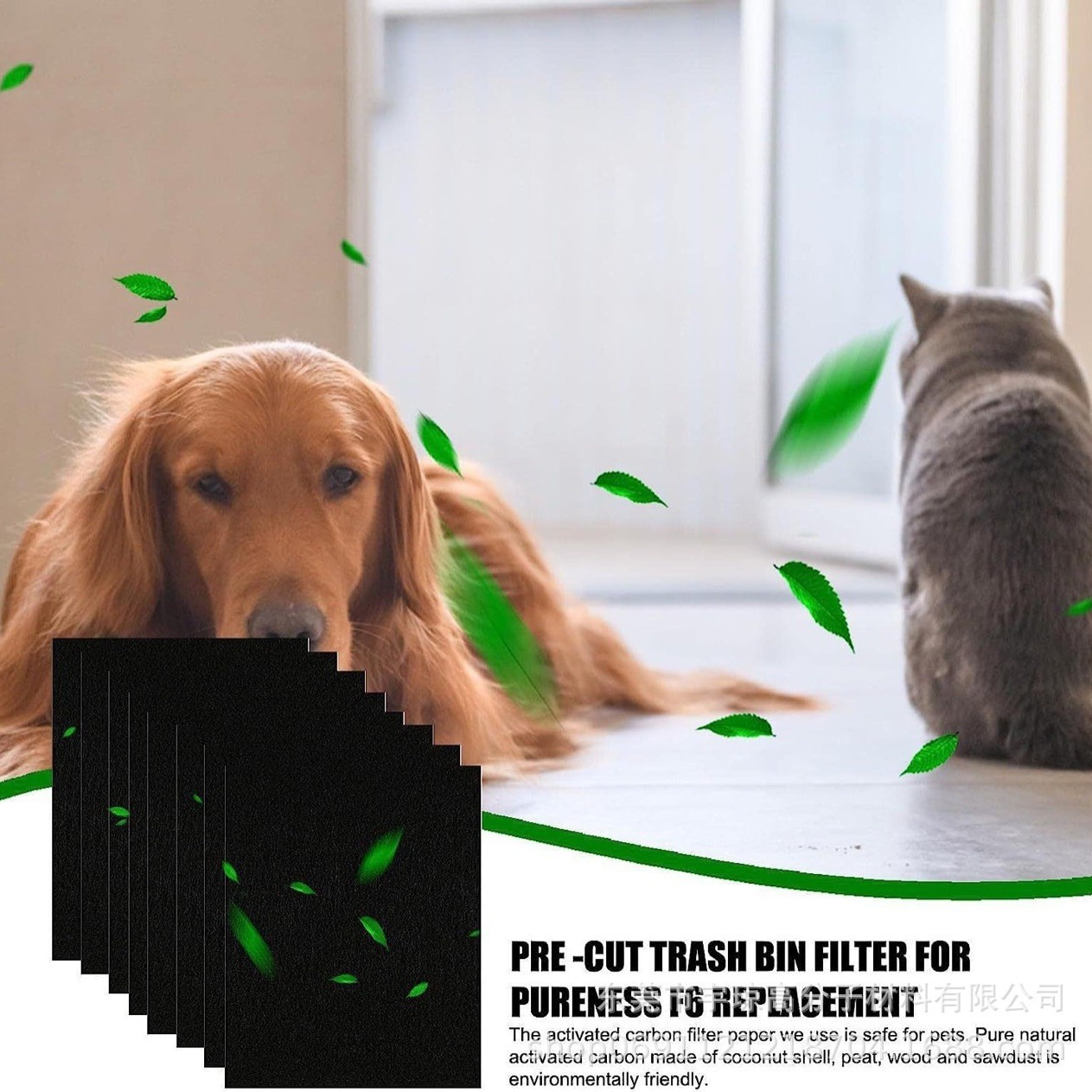 活性炭气味吸收过滤器 活性炭棉 F6替换过滤绵 垃圾除臭绵