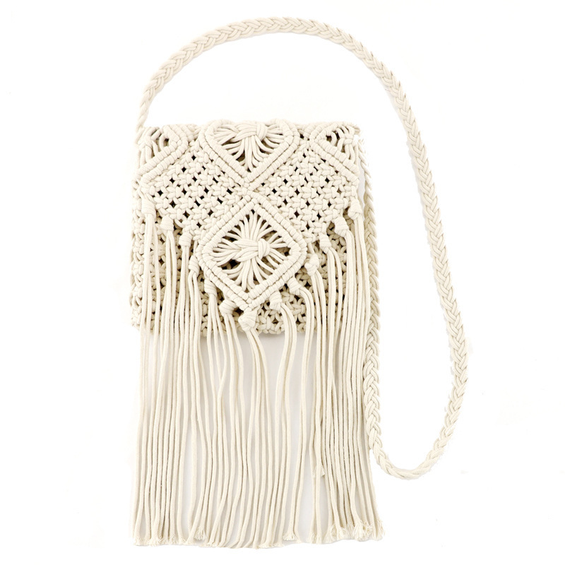 Straw beach one-shoulder bag for leisure