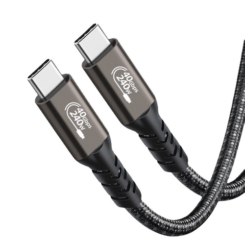 USB4 data cable 40GbpsTypeC double-ended ctoc compatible with Thunderbolt 4/3PD240W fast charging cable 8K screen projection cable