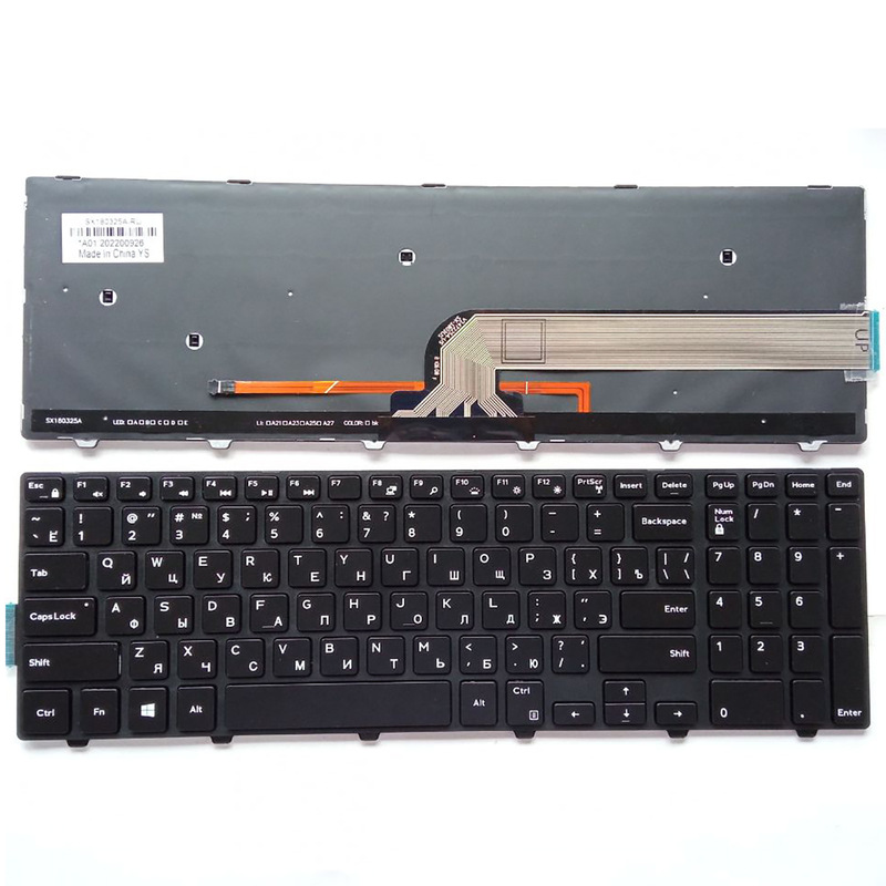 RU applicable to Dell 15-3000 15-3541 15-3542 15-3543 15-5545 5547 keyboard