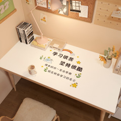 環境保護無味両面革テーブルマット机小学生学習机専用中学生激励志テーブルクロスマット