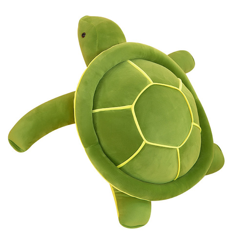 Cross-border foreign trade simulation turtle plush toy doll turtle pillow girl sleeping holding rag doll wholesale