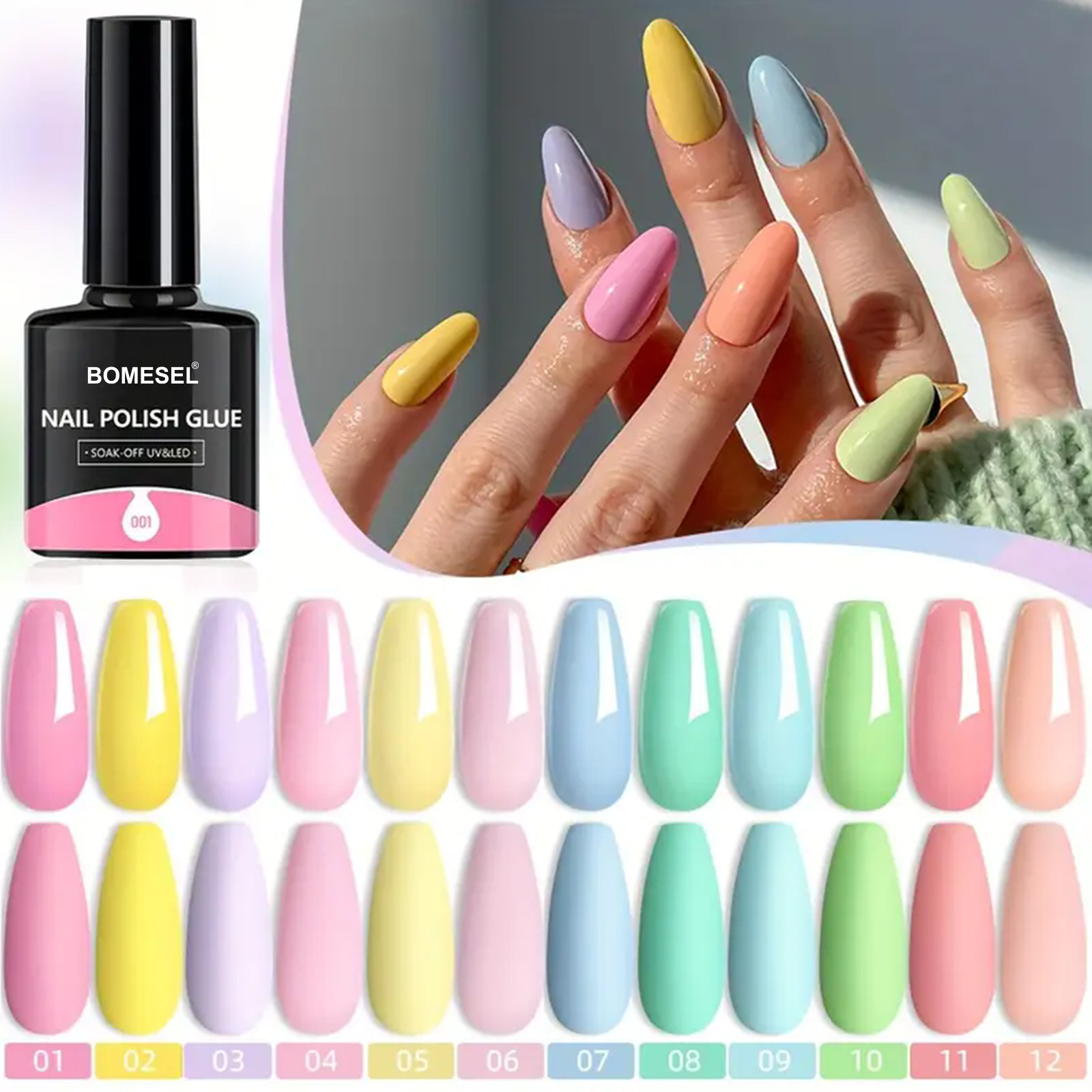 Caramelos de crema de color macaron esmalte de uñas nuevo esmalte de uñas fábrica al por mayor O EM