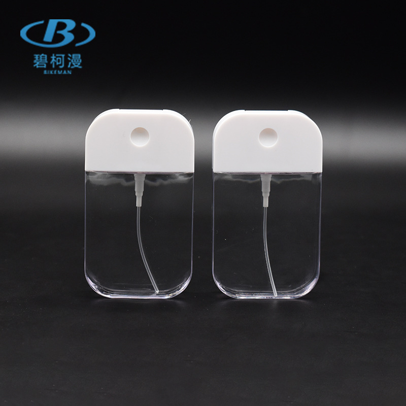 厂家供应苹果卡片喷雾瓶 酒精消毒液瓶38ml50ml卡片香水瓶批发