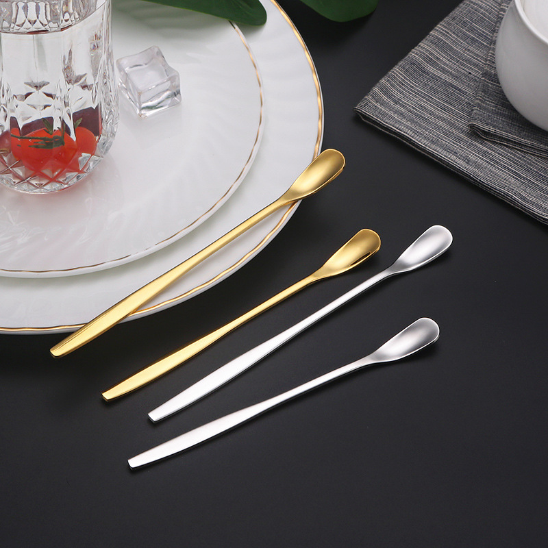 Creative coffee cocktail mixing stick stainless steel