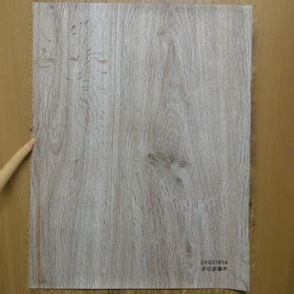 重庆PVC竹木纤维集成护墙板木纹包覆膜格栅木饰面板珠光闪银贴膜
