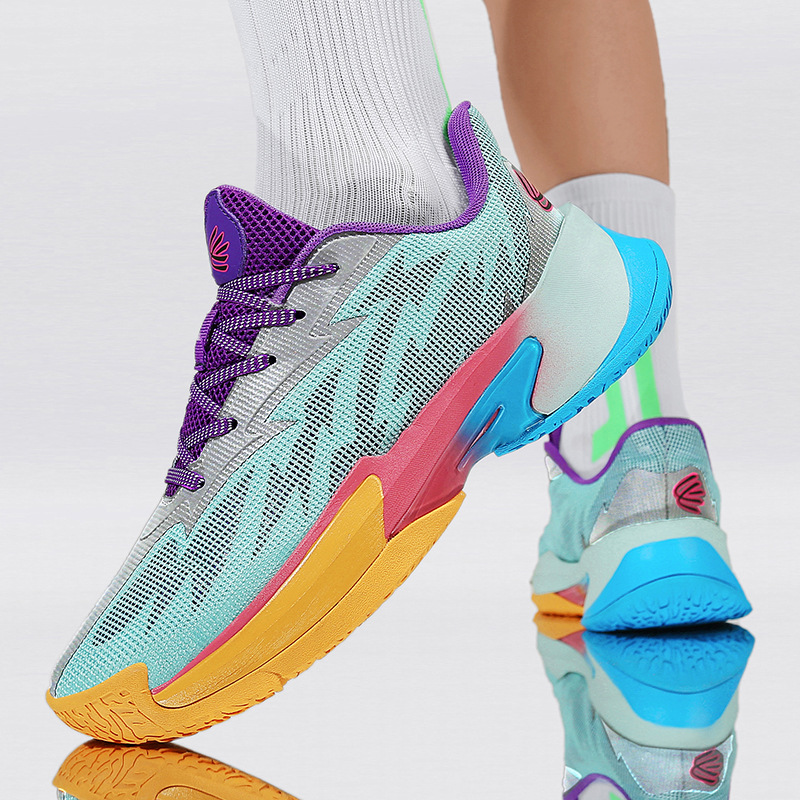 Youth ProfessiNewal Basketball Sneakers Men Women, Lightweight Summer Sports Shoes With Sound, Suitable For Middle And_vogvips.com