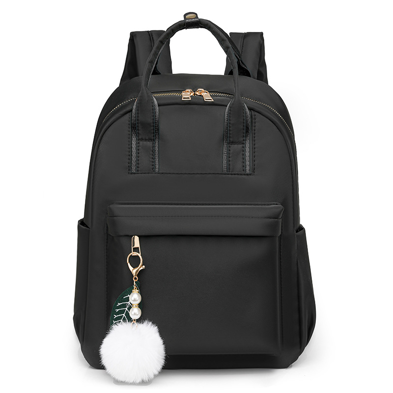 Mochila multiusos de gran capacidad para viajeros, nueva moda de color sólido, mochila de tela Oxford simple y versátil, viaje de gran capacidad