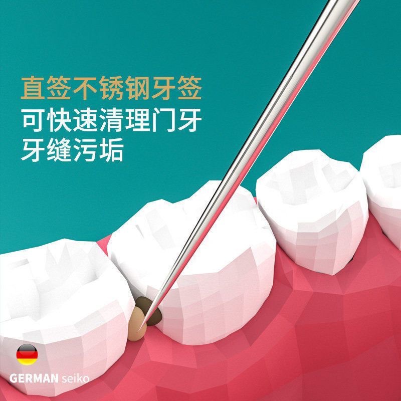 不鏽鋼牙籤套裝便攜式隨身牙線牙針牙縫勾針家用牙籤金屬剔牙工具